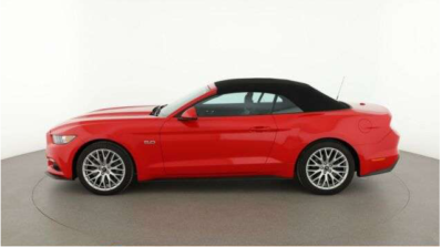 Ford Mustang  rouge Cabrio 5.0 V8 GT 421 ch BVA 5.151 km  06/2017  CO2 : 289 g/km